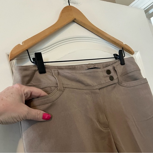 Zac & Rachel Tan Dress Pants/ Slacks Straight Leg women’s Size 12 - Picture 7 of 14